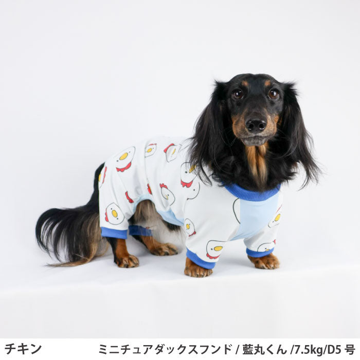 小型～超大型 ダックス 胴長 [全33size展開]<br>プリントクールロンパース チキン - VERY-PET