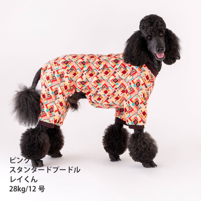 【スタイプレゼント対象商品】小型～超大型 ダックス 胴長 [全32size展開]<br>ボアフリースロンパース