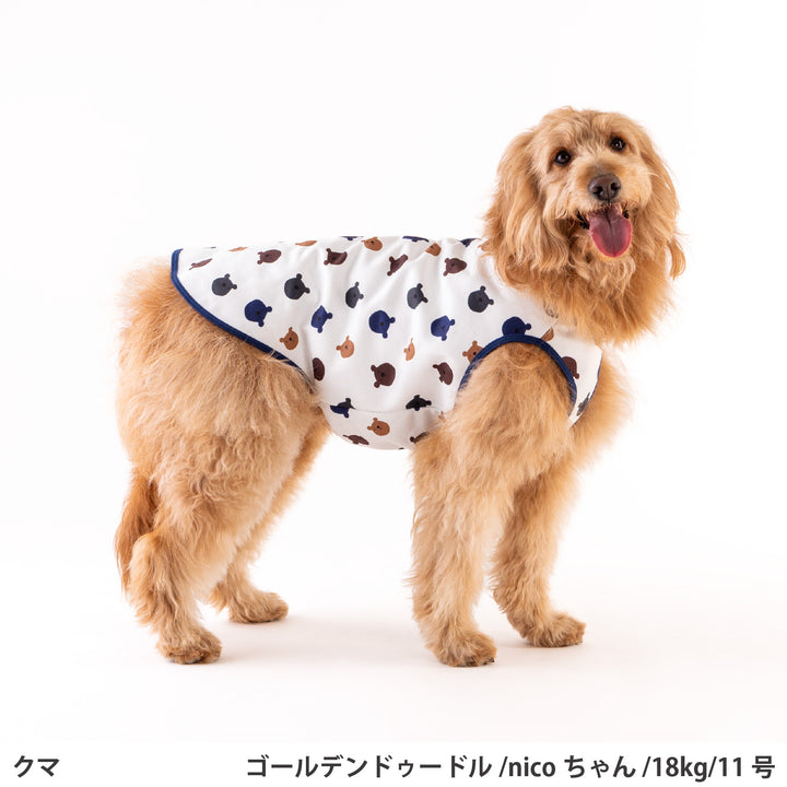 小型～超大型 プリント裏起毛タンクトップ