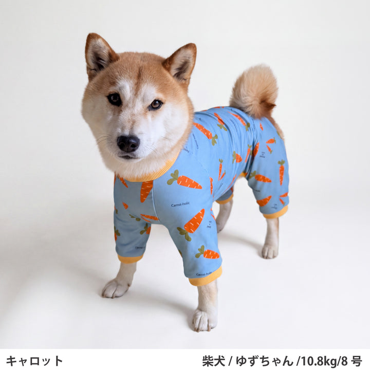小型～超大型 プリント裏毛ロンパース