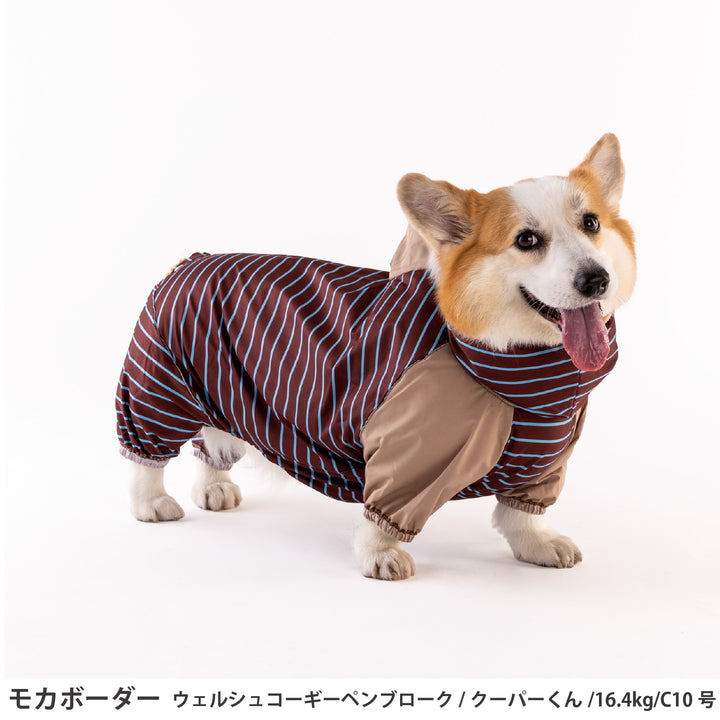コーギー・バセット [シリーズ全33size展開] BREATH FIT RAIN WEAR -FULLCOVER&amp;STRETCH-