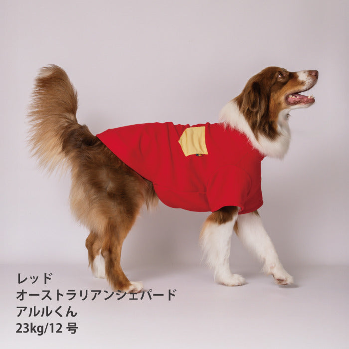 【スタイプレゼント対象商品】小型～大型 ダックス 胴長 [全20size展開]<br>フリースTシャツ