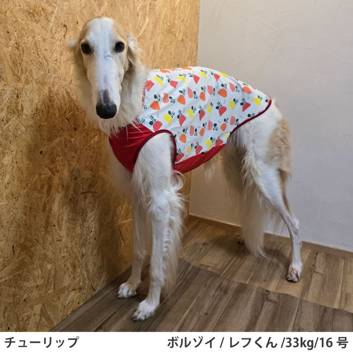 小型～超大型 ダックス 胴長 [全29size展開]<br>プリントクールタンク チューリップ - VERY-PET