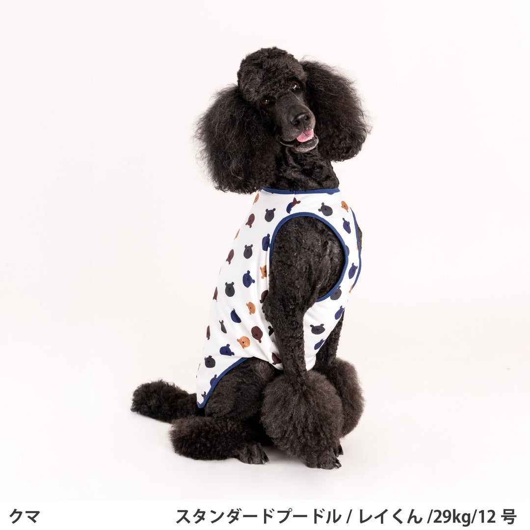 小型～超大型 プリント裏起毛タンクトップ