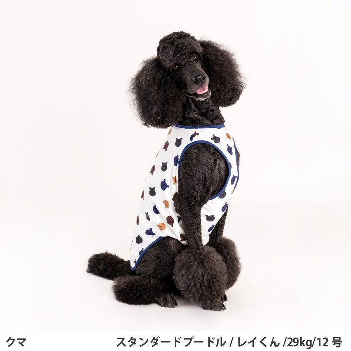 小型～超大型 プリント裏起毛タンクトップ