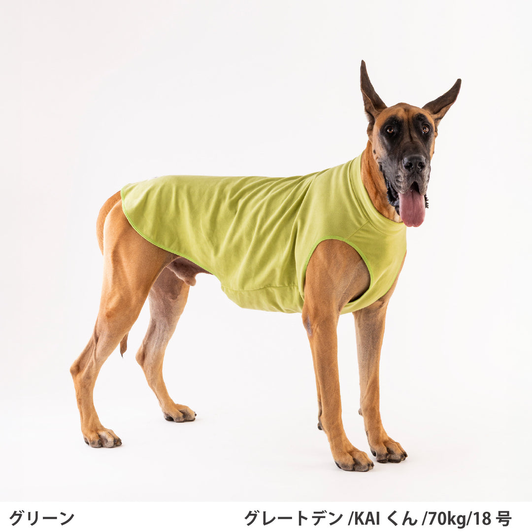 小型～超大型 ソフトフリースストレッチタンクトップ