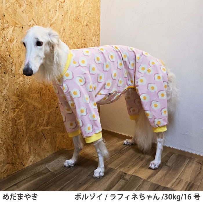 小型～超大型 ダックス 胴長 [全33size展開]<br>プリントクールロンパース めだまやき - VERY-PET