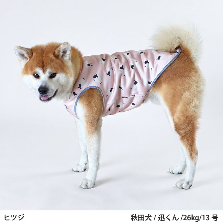 小型～超大型 プリント裏起毛タンクトップ