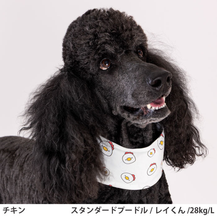 全犬種対応 全5size<br>熱中症対策に！専用やわらか保冷剤付<br>接触冷感 クールバンダナ - VERY-PET