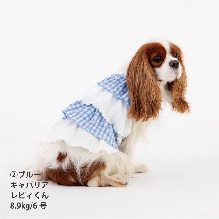 <font size="2">小型 中型 ダックス 胴長 [全14size展開]</font><br>クールフリルワンピース - VERY-PET