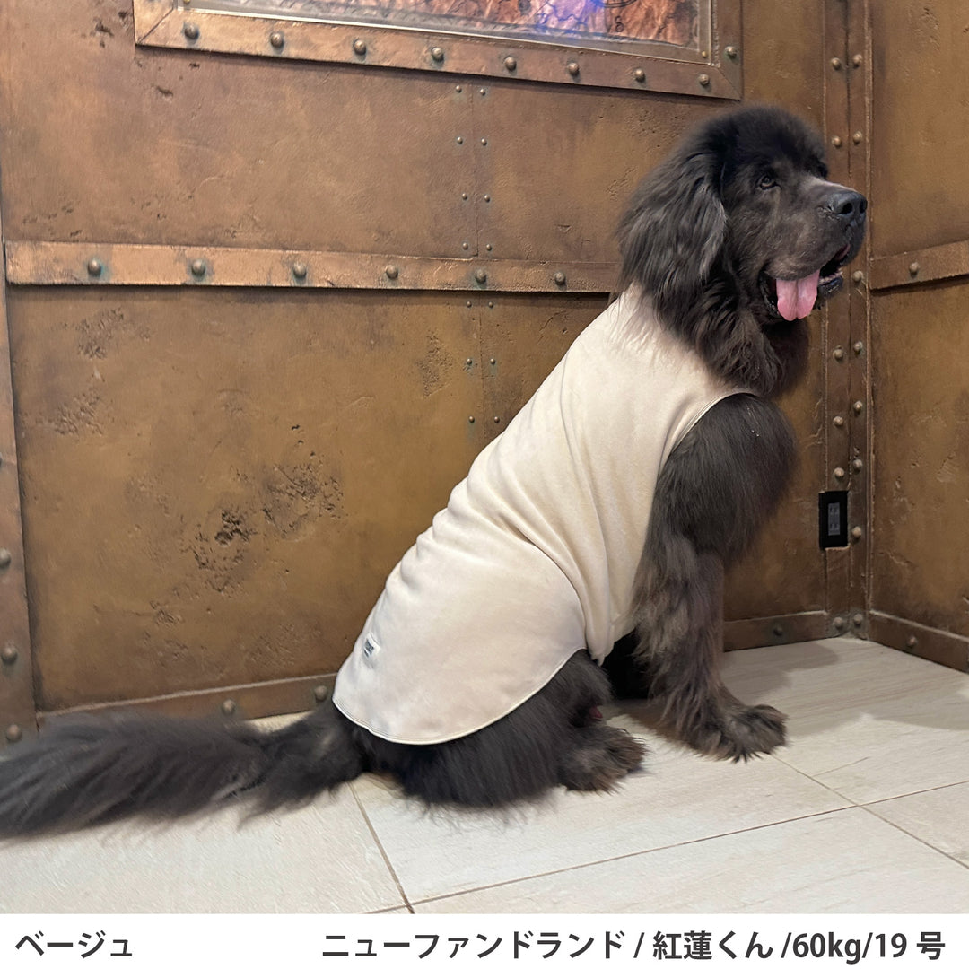 小型～超大型 ソフトフリースストレッチタンクトップ