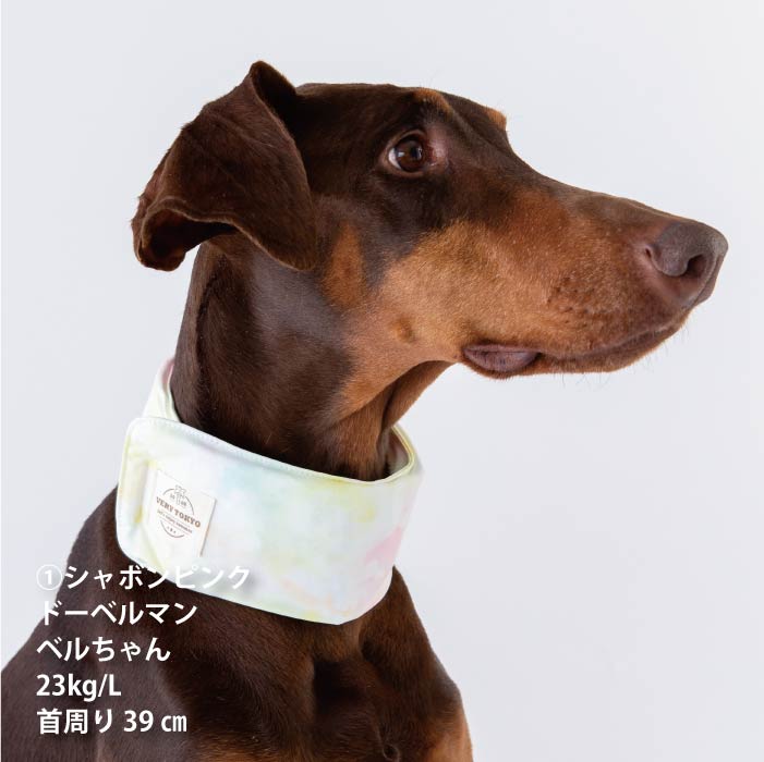 熱中症対策に！専用やわらか保冷剤付<br>保冷剤なしでもヒンヤリ！プリントCOOLバンダナ - VERY-PET