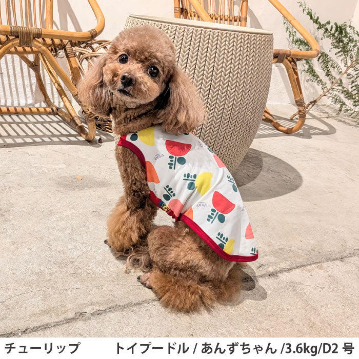 小型～超大型 ダックス 胴長 [全29size展開]<br>プリントクールタンク チューリップ - VERY-PET