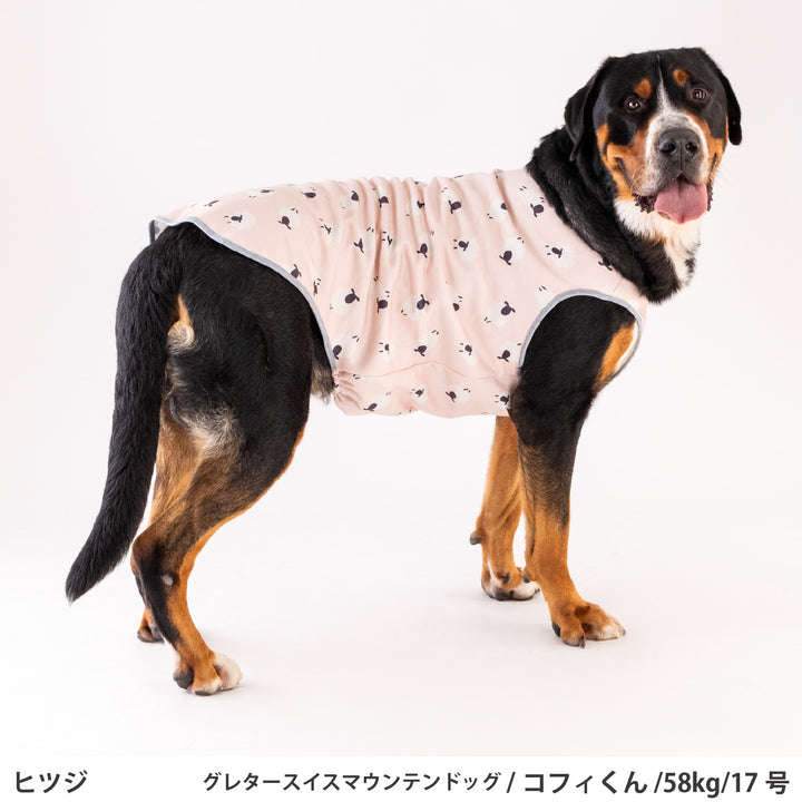 小型～超大型 プリント裏起毛タンクトップ