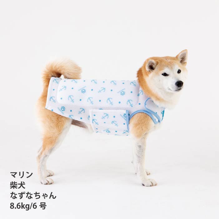 <font size="2">小型～超大型 ダックス 胴長 [全26size展開]</font><br>熱中症対策に！専用やわらか保冷剤付<br>ワンクールベスト - VERY-PET