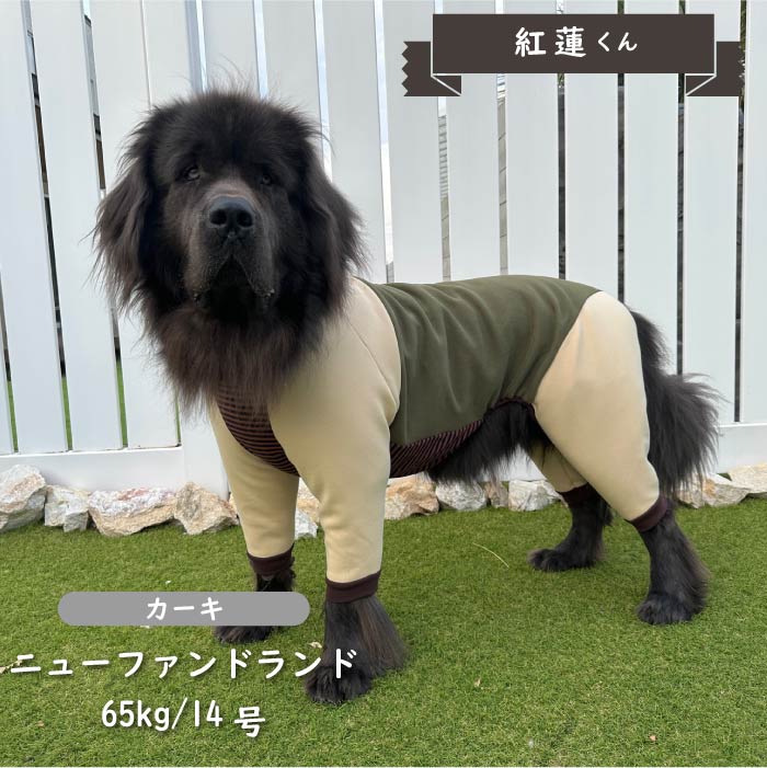 裏ボア切替カバーオール 超大型犬 - VERY-PET