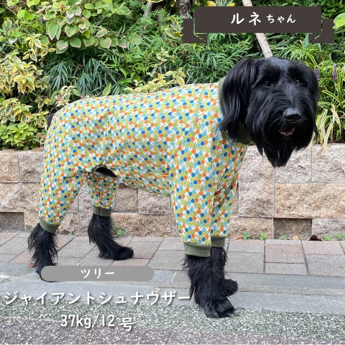 裏起毛プリントカバーオール 大型犬 - VERY-PET