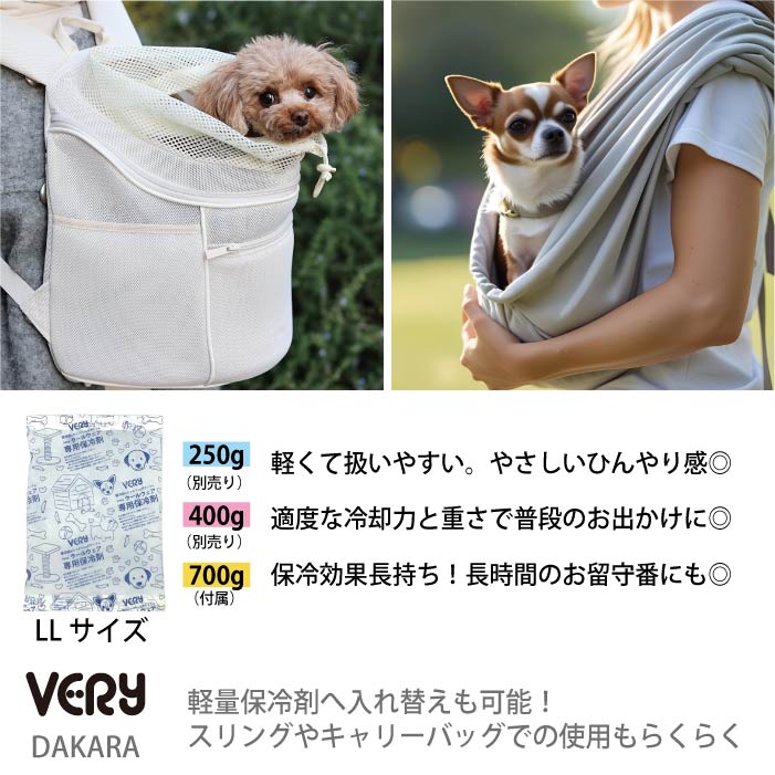 熱中症対策に！専用やわらか保冷剤付<br>デザインカバーCOOLマット - VERY-PET