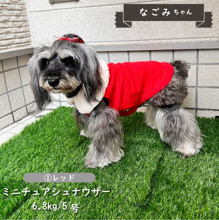 【2枚以上50％OFF】衿ボアタンクトップ　小型・胴長・ダックス - VERY-PET