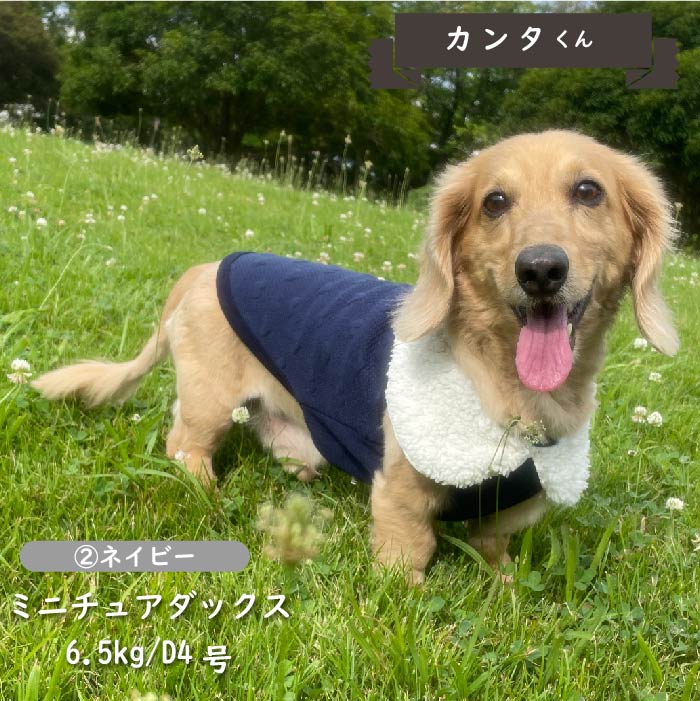 【2枚以上50％OFF】衿ボアタンクトップ　小型・胴長・ダックス - VERY-PET