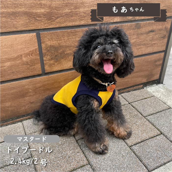 【2枚以上50％OFF】裏起毛ジャージタンクトップ　小型・胴長・ダックス - VERY-PET