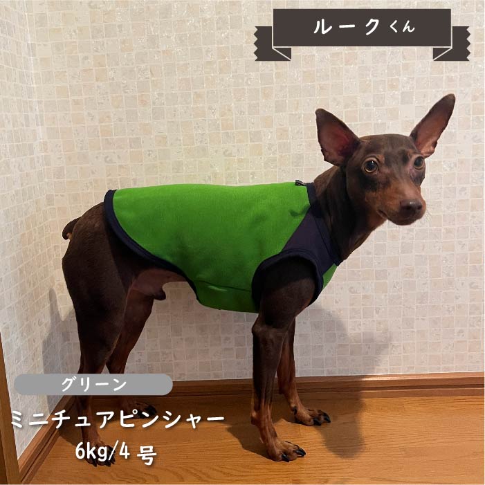 【2枚以上50％OFF】裏起毛ジャージタンクトップ　小型・胴長・ダックス - VERY-PET