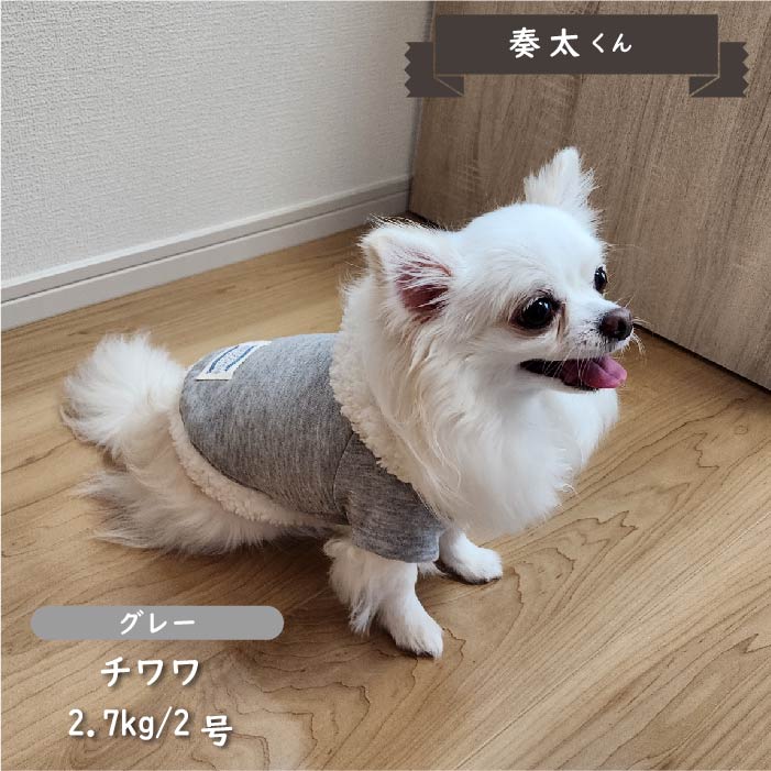 【2枚以上50％OFF】裏ボアパーカー　小型・胴長・ダックス - VERY-PET