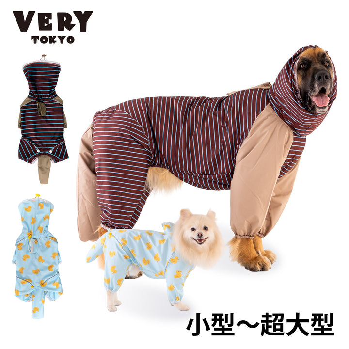 小型～超大型 [シリーズ全33size展開] BREATH FIT RAIN WEAR -FULLCOVER&amp;STRETCH-