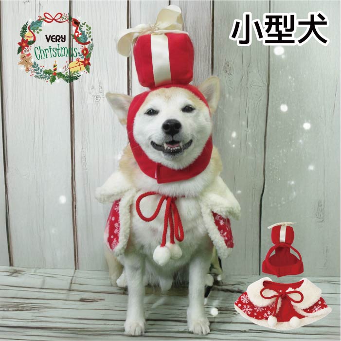 <font size="3">小型犬</font> <br>クリスマスコスチューム プレゼントセット