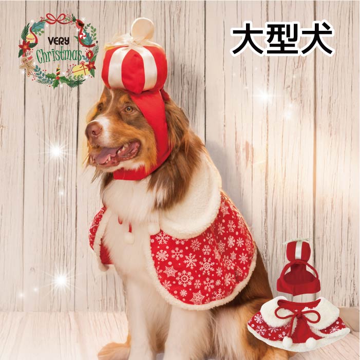 <font size="3">大型犬</font> <br>クリスマスコスチューム プレゼントセット