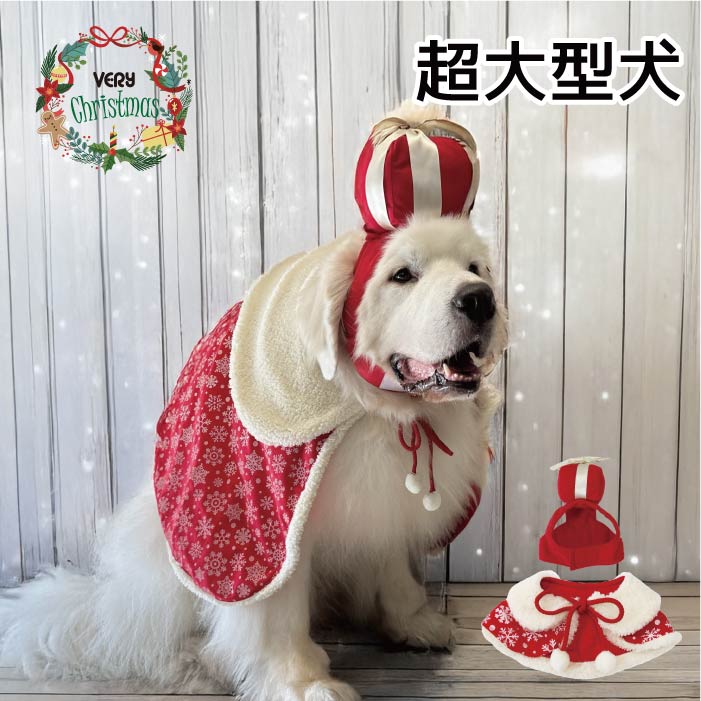 <font size="3">超大型犬</font> <br>クリスマスコスチューム プレゼントセット - VERY-PET