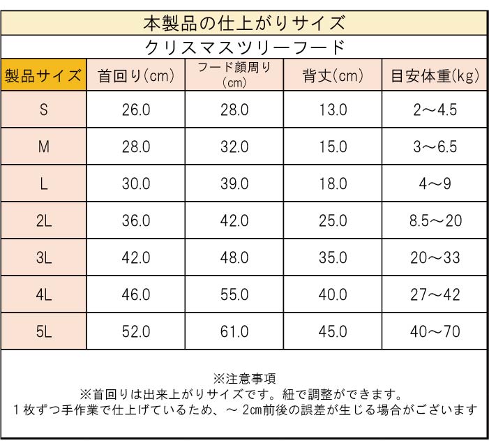 <font size="3">超大型犬</font> <br>クリスマスコスチューム ツリーフード