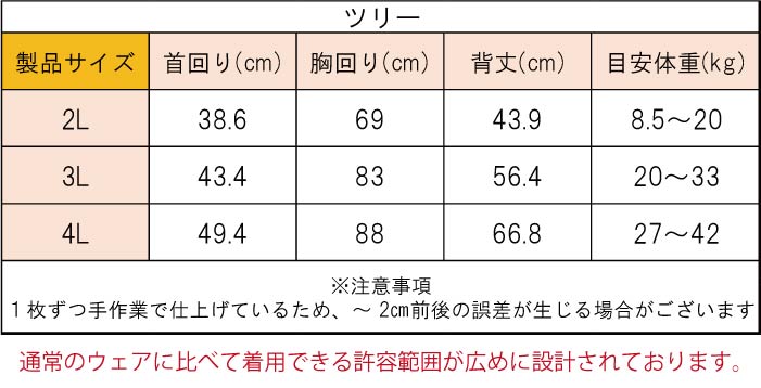 <font size="3">中型犬</font> <br>クリスマスコスチューム ツリー