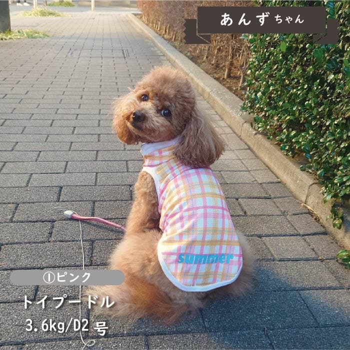 接触冷感 フード付き撥水クールタンクトップ 小型犬・胴長・ダックス - VERY-PET