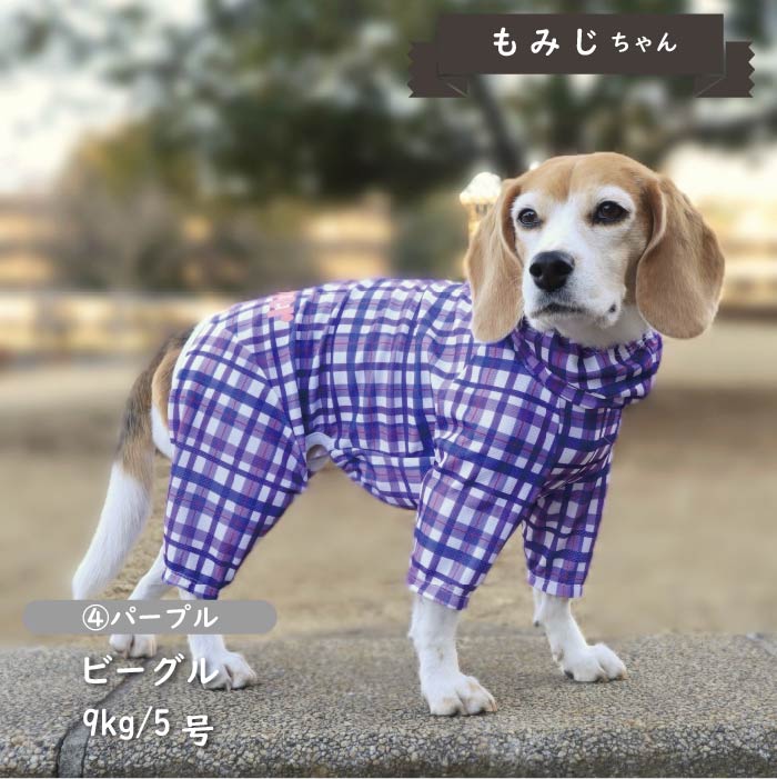 接触冷感 フード付き撥水クールカバーオール 小型犬・胴長 - VERY-PET