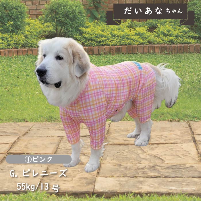 接触冷感 フード付き撥水クールカバーオール 超大型犬 - VERY-PET