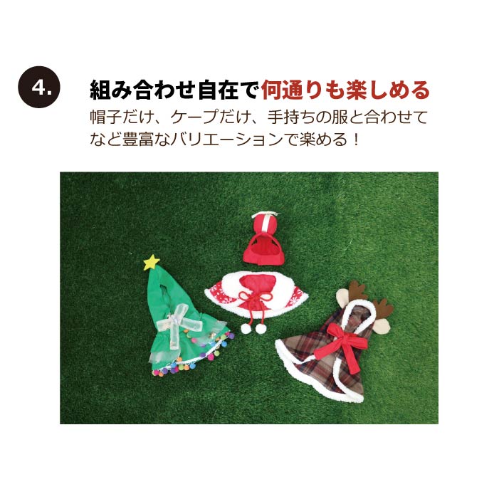 <font size="3">小型犬</font> <br>クリスマスコスチューム プレゼントセット