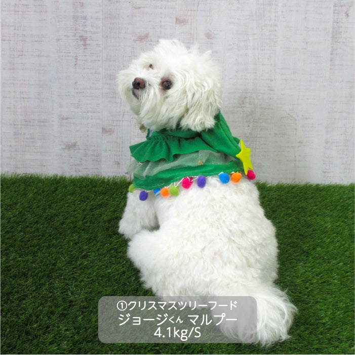 <font size="3">小型犬</font> <br>クリスマスコスチューム ツリーフード - VERY-PET