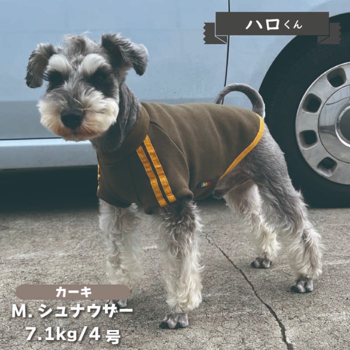 ジャージ風裏ボアTシャツ 小型犬・ダックス用 - VERY-PET