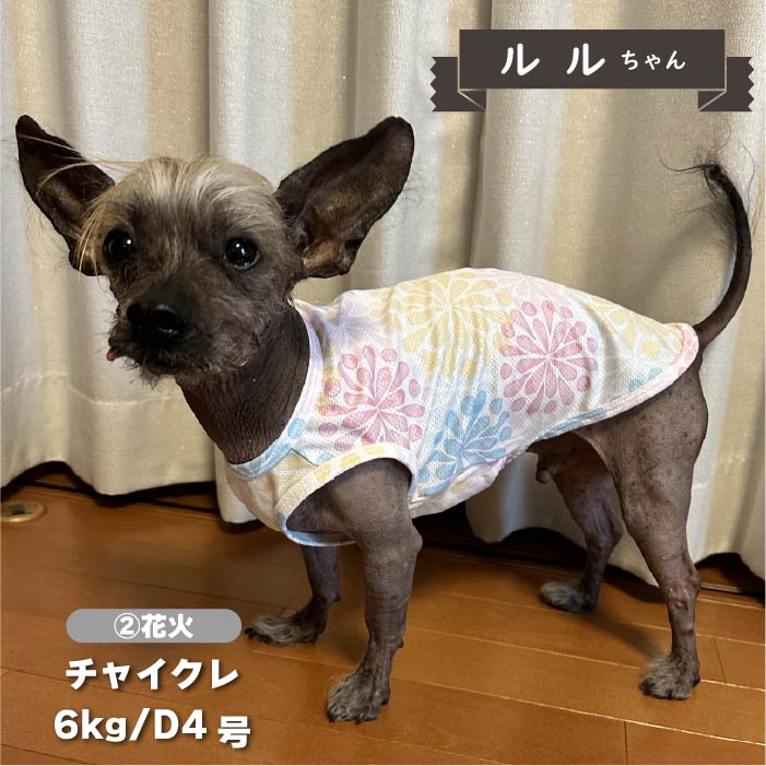 【接触冷感&amp;濡らして冷たい】<br>クールプリントタンク 小型犬・胴長・ダックス - VERY-PET