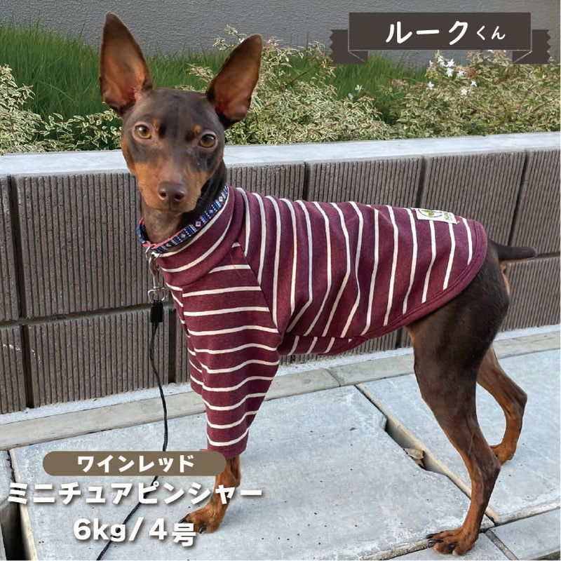 【在庫限り】長袖 ボーダーシャツ 小型犬 - VERY-PET