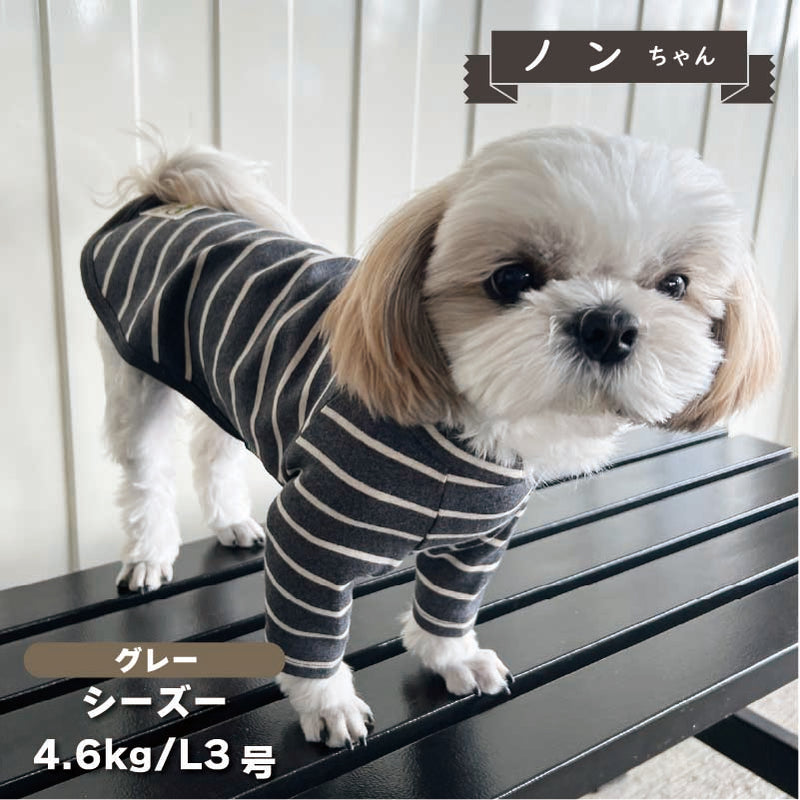 【在庫限り】長袖 ボーダーシャツ 小型犬 - VERY-PET