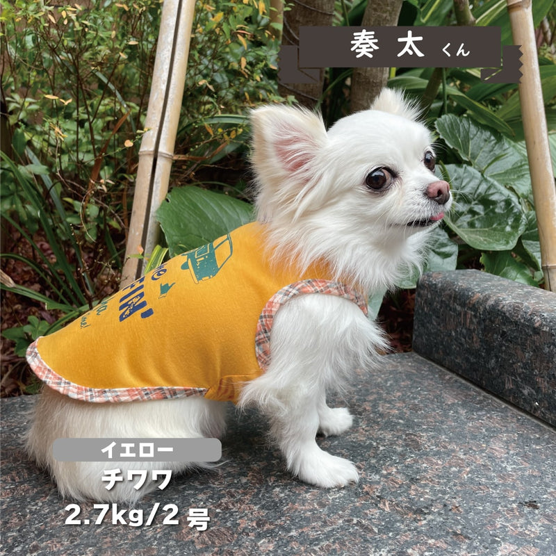 【2点以上購入で50％OFF】ロゴプリント　タンクトップ　小型・胴長・ダックス - VERY-PET