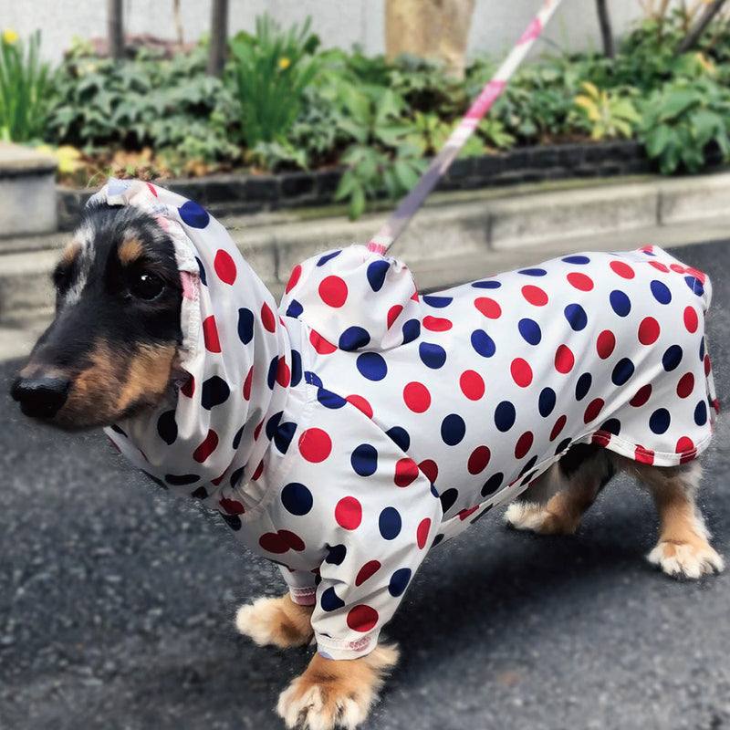 ストレッチフルカバー レインコート 2脚タイプ 小型犬用 - VERY-PET