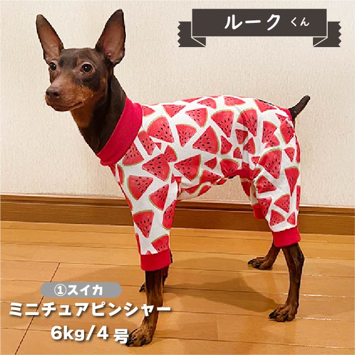 【接触冷感&amp;濡らして冷たい】<br>クールプリントカバーオール 小型犬・胴長 - VERY-PET